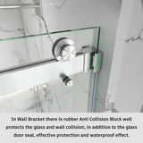 Frameless Double Sliding Shower Door Stainless Steel BD - 01 - Bakiwhs