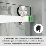 Frameless Single Sliding Shower Door 3/8 Tempered Glass BS - 05 - Bakiwhs