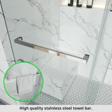 Frameless Single Sliding Shower Door 3/8 Tempered Glass BS - 05 - Bakiwhs