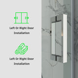 Frameless Single Sliding Shower Door 3/8 Tempered Glass BS - 05 - Bakiwhs