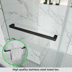 Frameless Single Sliding Shower Door 3/8 Tempered Glass BS - 05 - Bakiwhs