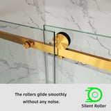 Frameless Single Sliding Shower Door 3/8 Tempered Glass BS - 05 - Bakiwhs