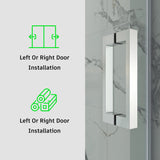 Frameless Single Sliding Shower Door 3/8 Tempered Glass BS - 05 - Bakiwhs