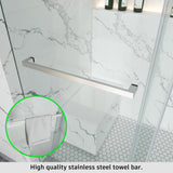 Frameless Single Sliding Shower Door 3/8 Tempered Glass BS - 05 - Bakiwhs