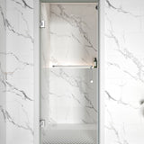 Single Swing Glass Door for Shower Brass Hardware Height 80" BC - 10 - Bakiwhs