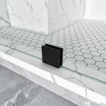 Swing Glass Door for Shower Brass Hardware Height 76" BC - 05 - Bakiwhs