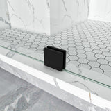 Swing Glass Door for Shower Brass Hardware Height 76" BC - 05 - Bakiwhs