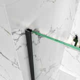 U Channel on Fixed Panel Swing Door Brass Hardware Height 76" BC - 08 - Bakiwhs