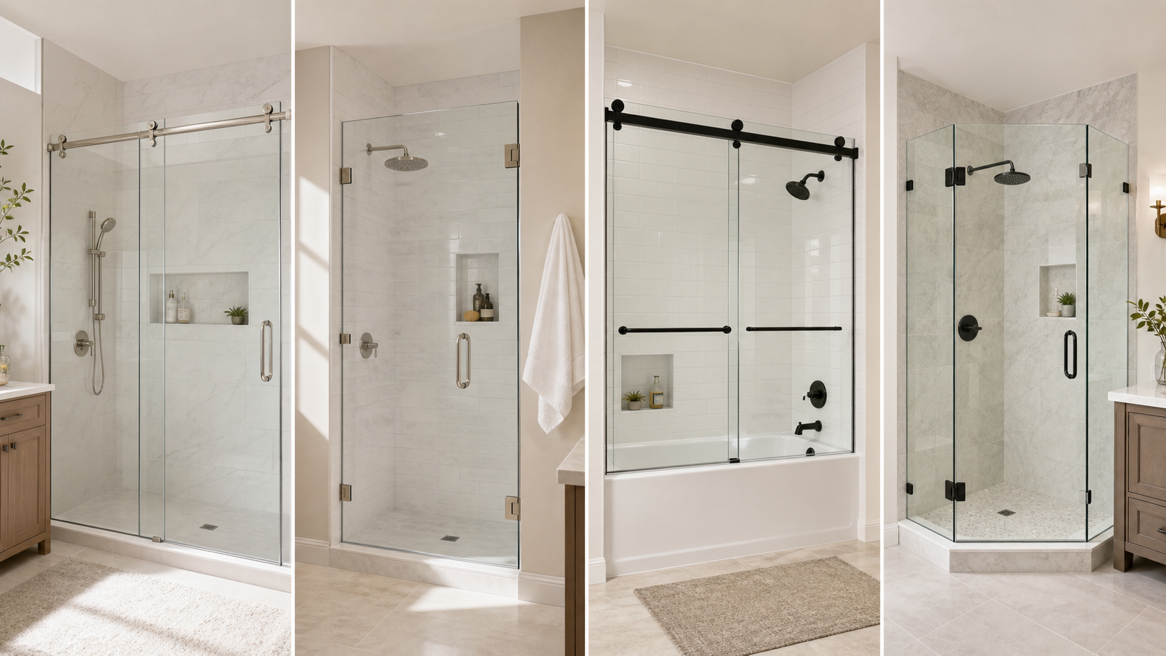 Standard Glass Shower Door Sizes: Width, Height and Fit