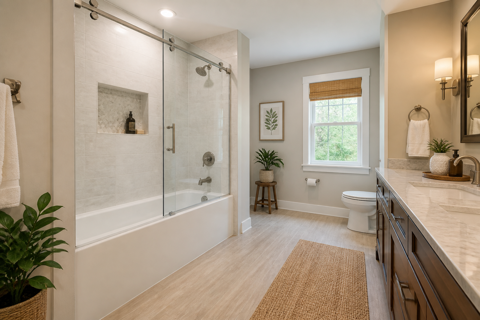 Bathtub With Shower Door: Glass Door Options for Tub-Shower Combos