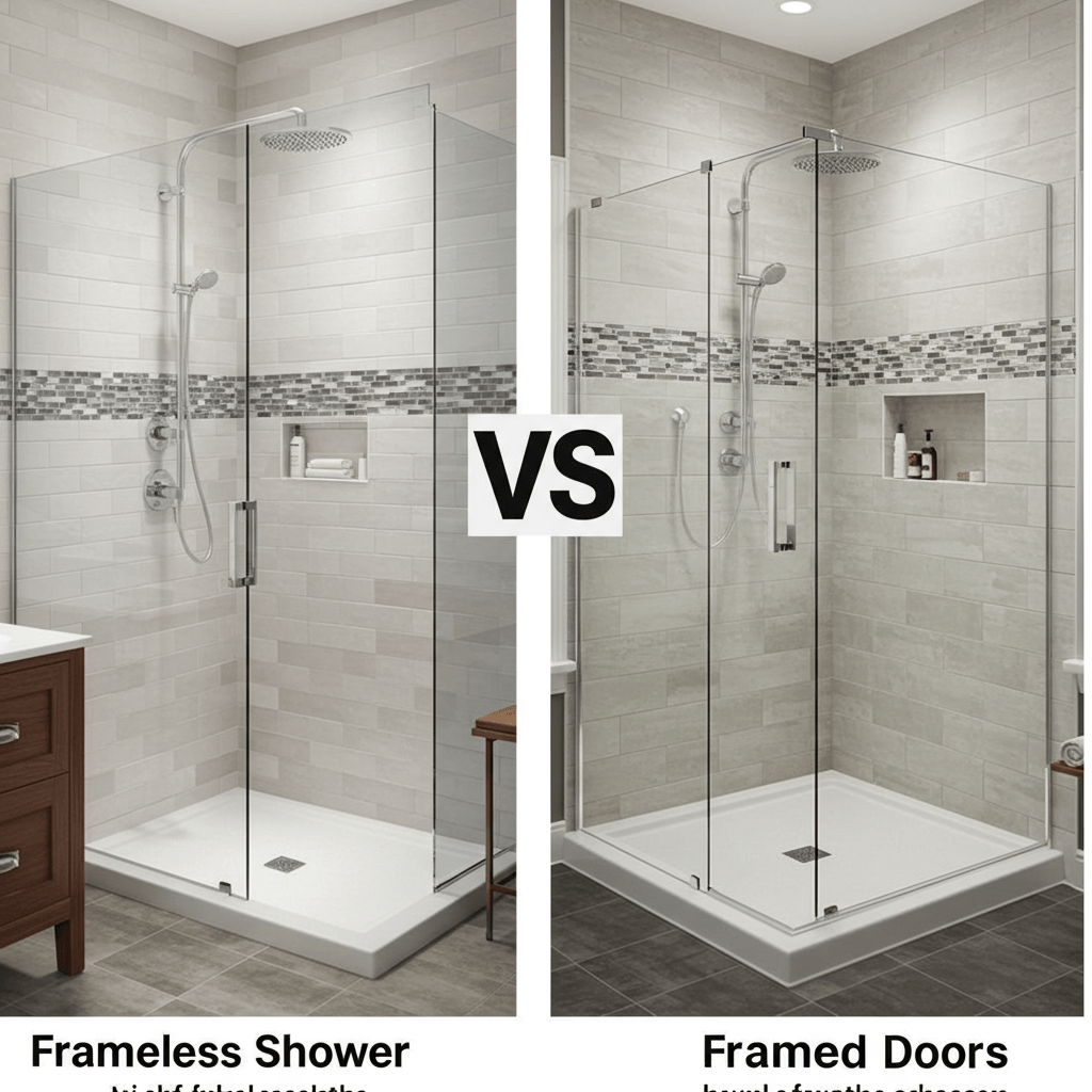 Frameless vs. Framed Shower Doors: Which One Is Right for Your Bathroom? - Bakiwhs