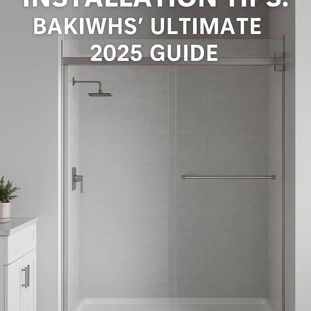 Shower Door Installation Tips: Bakiwhs' Ultimate 2025 Guide - Bakiwhs
