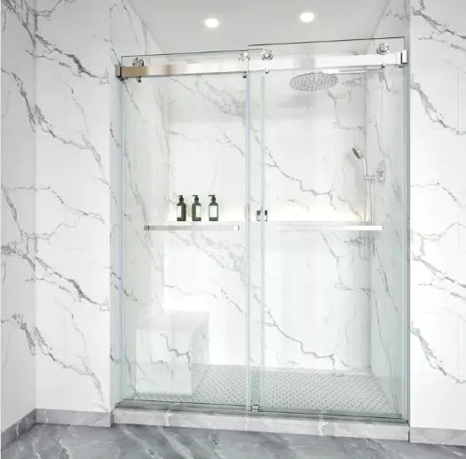 Why Choose the Bakiwhs Frameless Double Sliding Shower Door BD-01? Transform Your Bathroom Today! - Bakiwhs