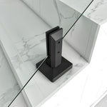 Bakiwhs 1/2‘ Tempered & Low - Maintenance Glass Stair Guardrail - Strong and Durable, Simple to Maintain - Bakiwhs