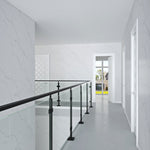 Metal Frame and Easy - to - Clean Transparent Glass 1/2" Balcony Railing High Post Type - Bakiwhs