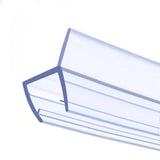 Shower Swing Door with U Channel on Fixed Panel Width Adjustable Height 80" BC - 09 - Bakiwhs