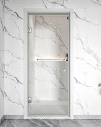 Single Swing Glass Door for Shower Brass Hardware Height 80" BC - 10 - Bakiwhs