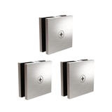 Square Wall Mount Hole - In - Glass Clamp BA - 3CL - Bakiwhs