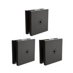 Square Wall Mount Hole - In - Glass Clamp BA - 3CL - Bakiwhs